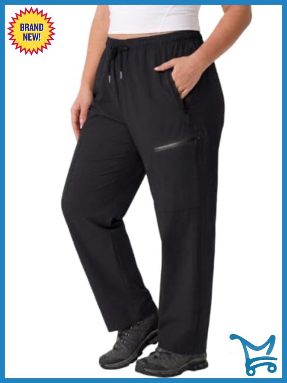 Plus Size Hiking Pants Quick Dry Water Resistant Lightweight Cargo